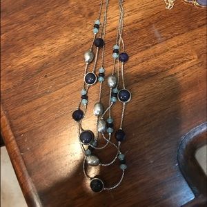 Blue and turquoise necklace